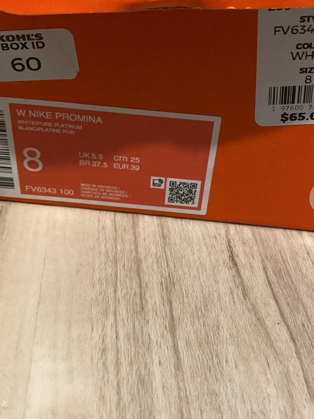 Nike Women's White Promina Shoes